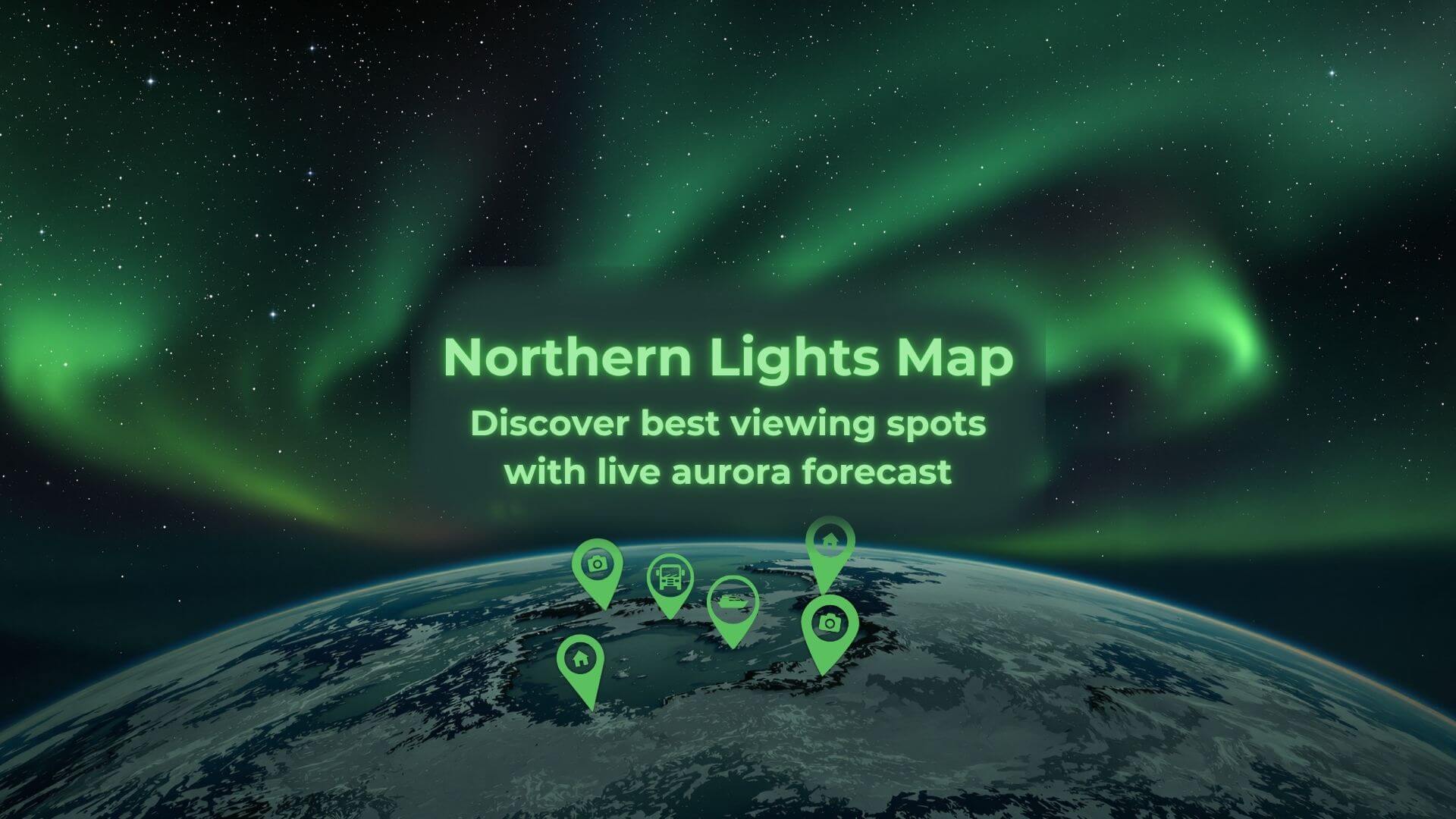 Aurora Borealis & Northern Lights Aurora Forecast Tonight in Rovaniemi, Finland Best Viewing